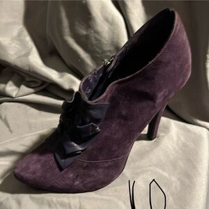 Purple suede bootys dollhouse